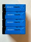 New Lot Of 4 Sony Dvm60prl Digital Video Cassette Premium 60 Min  Tapes