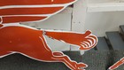 Mobile Pegusus Mobilgas Large Double-sided 54  X 40  Vintage Porcelain Sign T-53