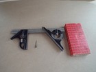 Vtg Starrett Combo Square Protractor No  490   12  Rule Level No  4r Works  read