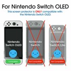 2x Screen Protector For Nintendo Switch Oled 2021 Clear Tempered Glass Film