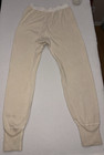 Vtg 1950s Us Army Wool Thermal Pants Medium M Korean War Long Johns Winter