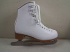 Jackson 200 Figure Ice Skates White Youth Size 3 Ultima Mark I Blade 8 2 3 Clean