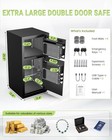 6 0 Cub Large Digital Safe Box  Home Safe With Deposit Slot  Double Door