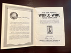 Harris Pioneer World-wide Postage Stamp Album With Some Stamps