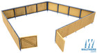 New Walthers Corrugated Fence Kit Scale Train Ho Scale Train Free Us Ship