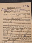 Wwii Allied Pow Immunization Register 1945 German Prisoner Of War Medical Record