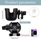 Suranew Universal Stroller Cup Holder  Adjustable Drink Holder With Black 