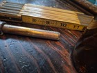  Antique Solid Brass 10  Sliding Surface Bolt Door Lock  Reclaimed 