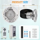6 Inch 15w Rgb Led Pool Light For Inground Pool W controller For Inground Pool