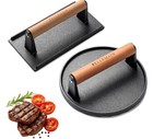 Bellemain Heavy-duty Cast Iron Grill Press Set     Perfect Smash Burger Press