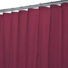 Burgundy Heavy Duty Magnetized Shower Curtain Liner Mildew Resistant