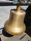 Large 11  Inch Graham White Brass Bronze Locomotive Bell  See Photo