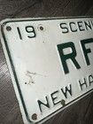 1961 New Hampshire Vanity License Plate Tag   Rfm     Scenic      2