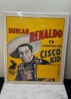 The Cisco Kid Duncan Renaldo Tv Adventure Star Poster 1950 s W  Coa