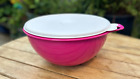 Tupperware Thatsa Mixing Bowl 32 Cup Wild Pink With White Seal New 32cup