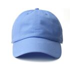Cotton Plain Baseball Cap Hat Adjustable Polo Style Washed Solid Dad Pc