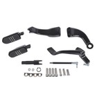 Mid Control Shifter Lever Pegs Kit Black For Harley Sportster Xl883 Xl1200 04-13