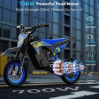 Rixoc Dk12 Electric Dirt Bike For Kids 3-10 36v 5 2ah 15 5mph 14 Miles Range