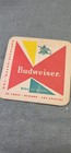 Vintage Budweiser Cardboard Coasters Set Of Two 60s Anheuser Busch St Louis