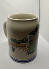 Antique Handpainted German Waechtersbach Stein Wandering Theme