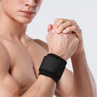 Weight Lifting Wrist Support Wraps Bandage Gym Training Cross Fit Straps Black