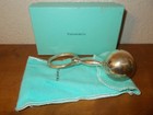 Vtg Tiffany   Co  925 Sterling Silver Baby Rattle Teether W dust Bag   Box