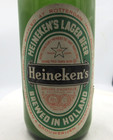 Lm - 1970 s Heineken Lager Beer Holland Green 7 7 8  12 Oz Beer Bottle