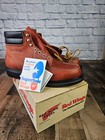 Red Wing Boots Men   s Vintage 204 Work Boots Super Sole Red Size 10 C Made In Usa