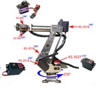 New 6dof Mechanical Robotic Arm Frame Diy Kit For Robot Smart Car Arduino Scm