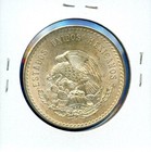 1948 Mexico 5 Peso Cuauht  moc Silver Coin  45 Bu Ms