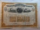 Sling s     vintage Lackawanna Western Railroad Stock Certificate 1946