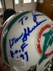 Don Shula Autographed Miami Dolphins Hand Signed  Mini Helmet Signed Hof 97