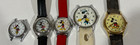 Vintage Disney Wrist Watch Lot Of 5 Mickey Mouse   Mini Mouse