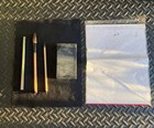 Calligraphy Set Black Ink Stone Brush Vintage Suzuri Grinder Shodo Shuji Tool