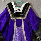Rubies Renaissance Dress Princess Costume Purple Velvet Vintage Medieval Rare S