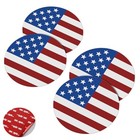 4pcs Magnetic Mount Plates For Starlink Mini gen 3  Adhesive American Flag