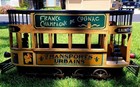 Vintage 1930s Wood   Cast Iron French Double Decker Street Trolley Bus