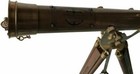 Antique Brass Telescope 18 Inch Double Barrel With Adjustable Tripod Stand