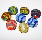 5 Strands Lamp Work Glass Beads  Handmade Lamp Work Glass Beads For Jewelry 