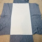 Pottery Barn Kids Flax Linen Crib Skirt Indigo Blue