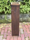 Antique Victorian Oak  Newel Post Pedestal Column Fernstand Architecture Salvage