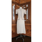 Vintage 80s St  John For Marshall Fields Cream   Black Knit Suit Skirt Jacket