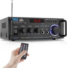 Pyle Pda29bu 6 Bluetooth Compact Amplifier Receiver  4x 3 5   200w Max Speakers