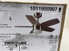 Hampton Bay Waterly 32 In  Indoor Ceiling Fan With Integrated Led Brushed Nickel