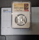 1958 Type 2 Reverse 90  Ms 63 Franklin Half Dollar Ngc