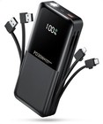 Power-bank-portable-phone-charger - 40000mah Power Bank Pd30w Fast Black
