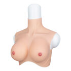 Silicone Breastplate Crossdresser Breast Forms Fake Boobs C-h Cup For Drag Queen