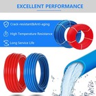 1 2 Inch Pex Tubing Plumbing Pipe  200ft Pex Pipe blue   Red Each 100ft 