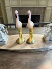 Rare Vintage 1950 s Mid Century Pink Flamingo Large Retro Candles  