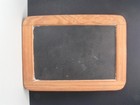 Vintage Wood Framed  Two Side Black Slate Chalkboard 5 5  X 7 75 